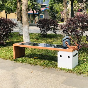 Φορητός φορτιστής ηλιακής ενέργειας Smart Park Bench