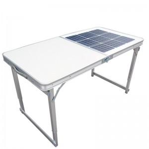 Φορητό αναδιπλούμενο ηλιακό τραπέζι για τη χρέωση της συμφωνίας για υπαίθρια καμπίνα κουζίνας Συρραπτόμενη επιφάνεια εργασίας